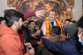 पूर्व स्वास्थ्यमन्त्री गगन थापाको जित सुनिश्चित : गन्न बाँकी भन्दा मतान्तर बढी